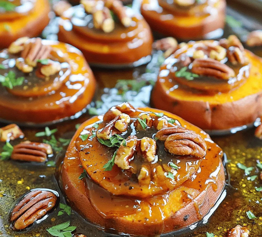 Fondant sweet potatoes with bourbon pecan glaze is a dish that combines comfort and indulgence in every mouthful. This recipe transforms humble sweet potatoes into a gourmet side dish that dazzles the palate and impresses at any gathering. With a beautiful caramelized exterior and a tender, buttery interior, these sweet potatoes are elevated by a rich bourbon pecan glaze that adds a luxurious depth of flavor. Whether you