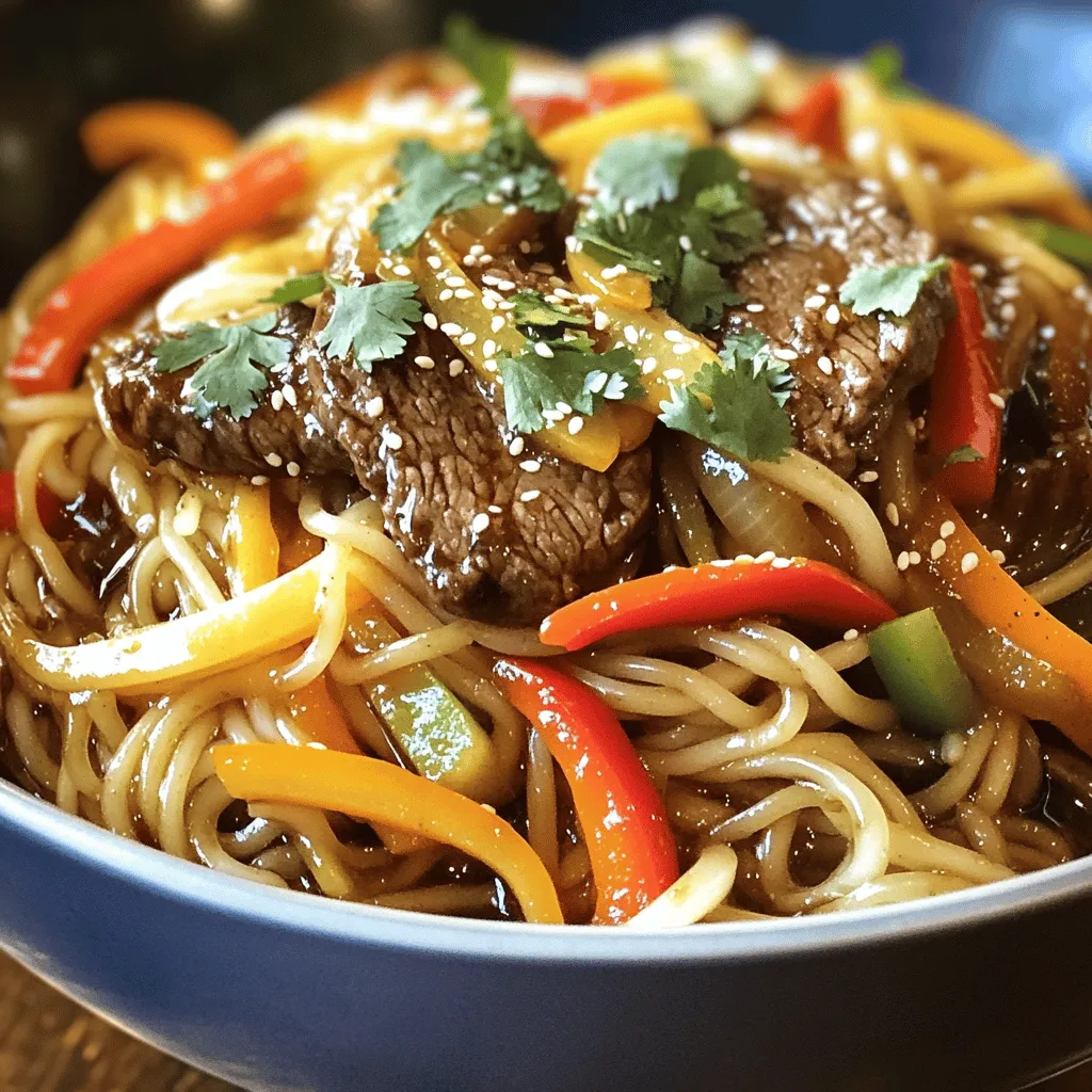 Hoisin Beef Noodles Recipe Simple and Flavorful Dish