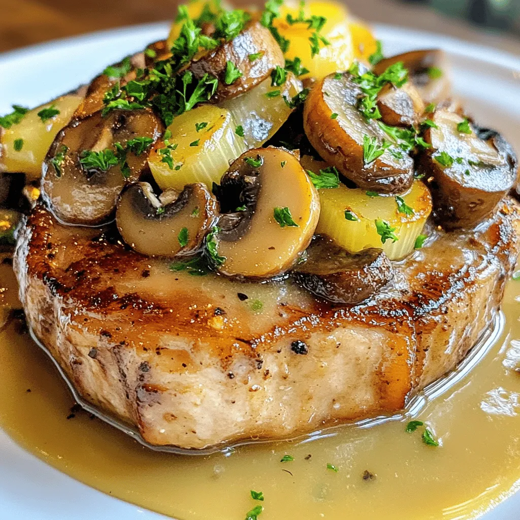 Creamy Mushroom Delight Pork Chops: A Comforting Culinary Experience