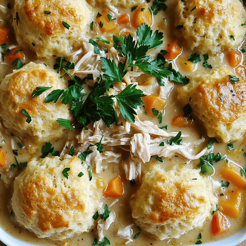 For a great chicken and dumplings casserole, you need key ingredients. Start with 2 cups of cooked chicken. Shredded chicken works best. Next, include 1 cup of frozen mixed vegetables. Peas, carrots, and corn add flavor and color.