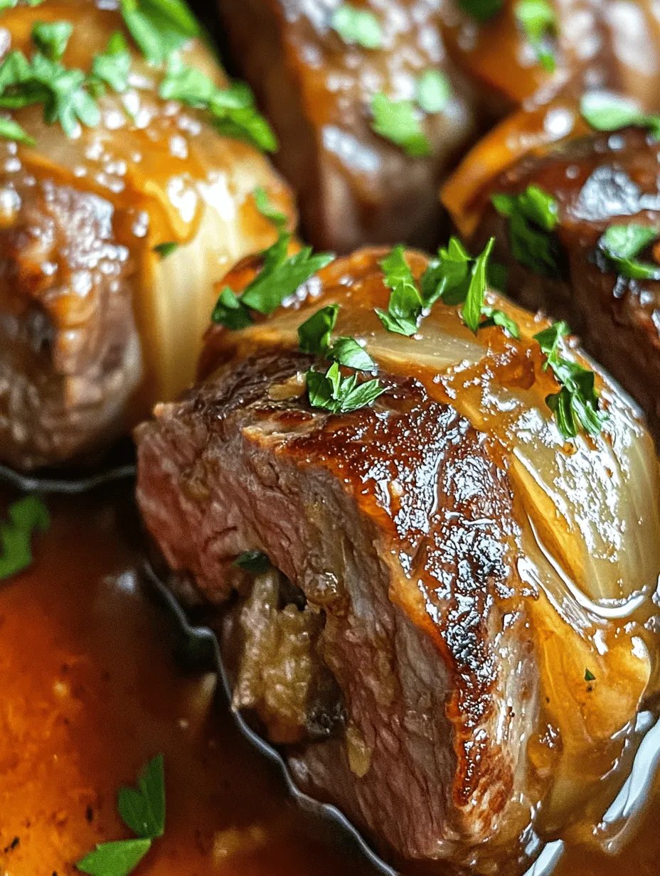 French Onion Beef Roll-Ups: A Savory Delight