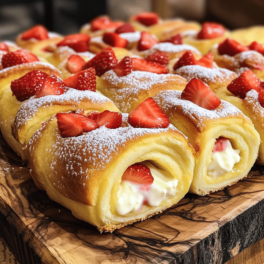 Irresistible Strawberry Cheesecake Sweet Rolls Recipe