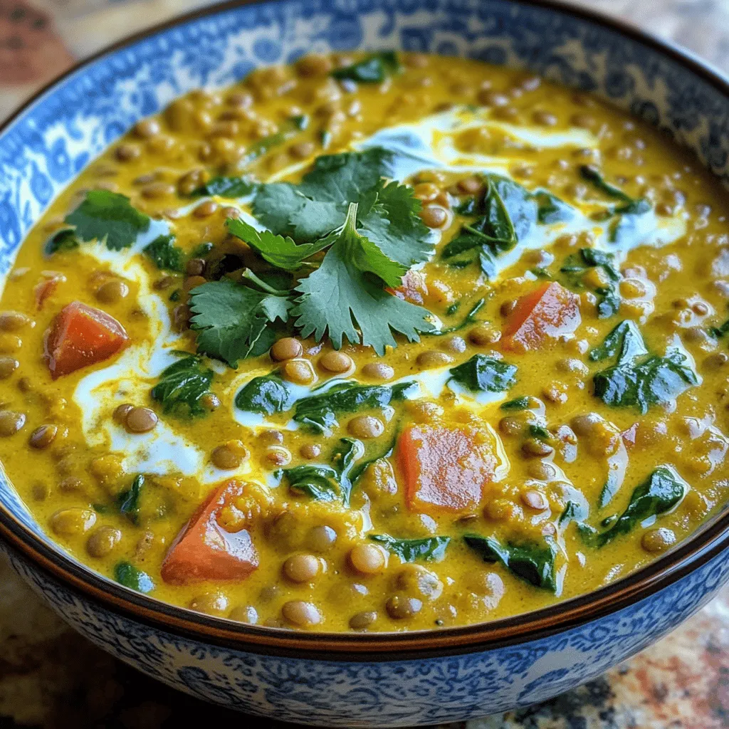 Creamy Coconut Lentil Curry Flavorful and Simple Dish