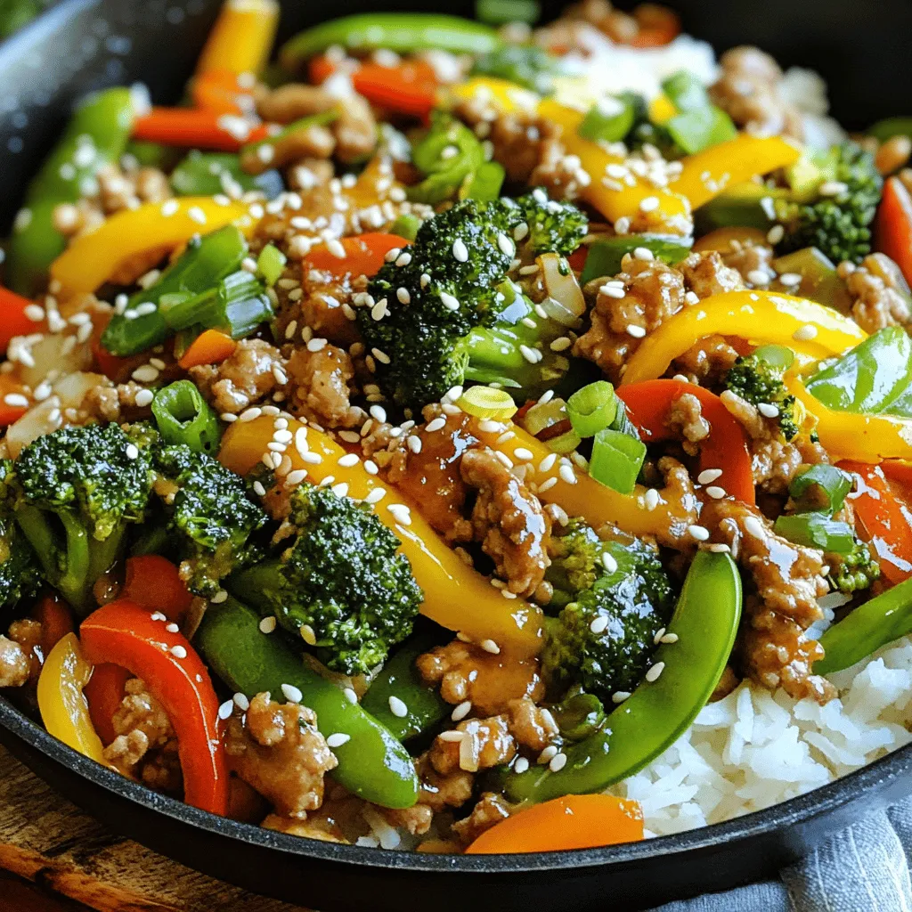 Ground Turkey Teriyaki Stir Fry: A Healthy, Quick, and Flavorful Delight