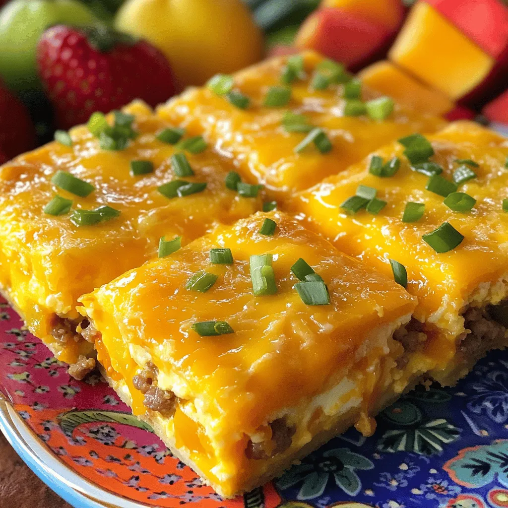 Sausage, Egg and Cheese Casserole Tasty Family Meal