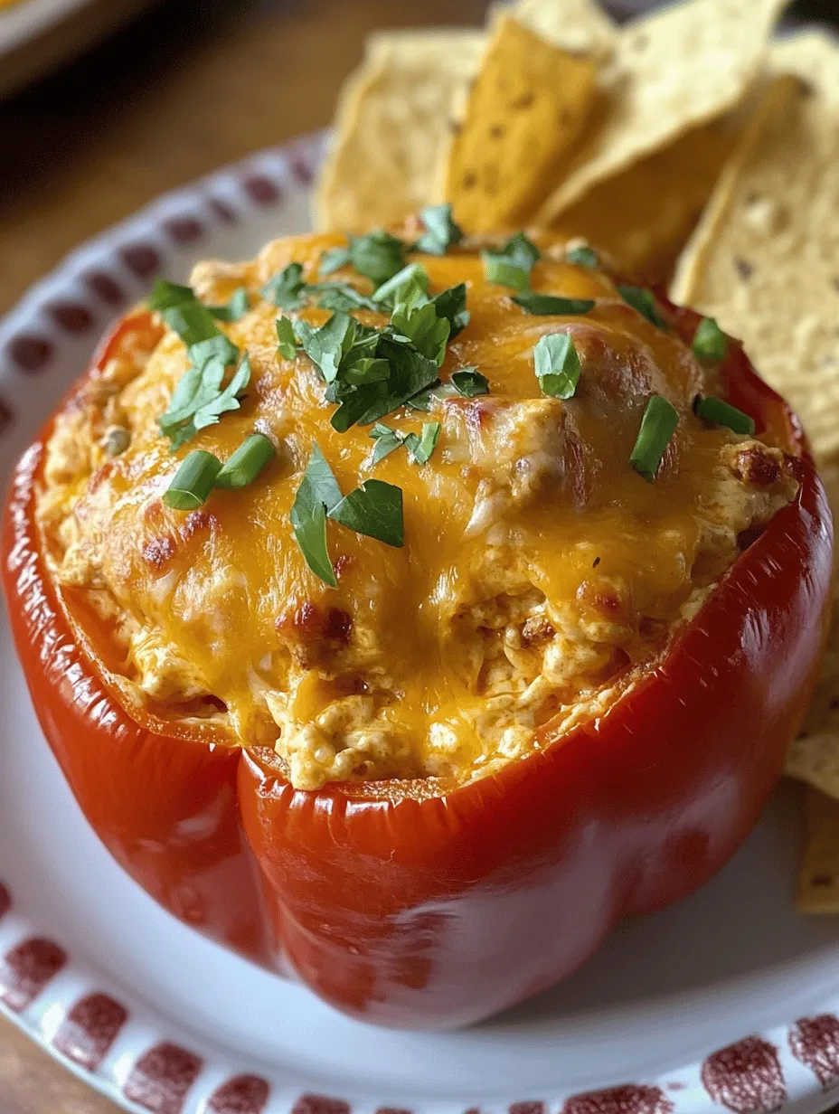 Buffalo Chicken Dip Stuffed Sweet Bell Peppers: A Flavorful Twist on a Classic