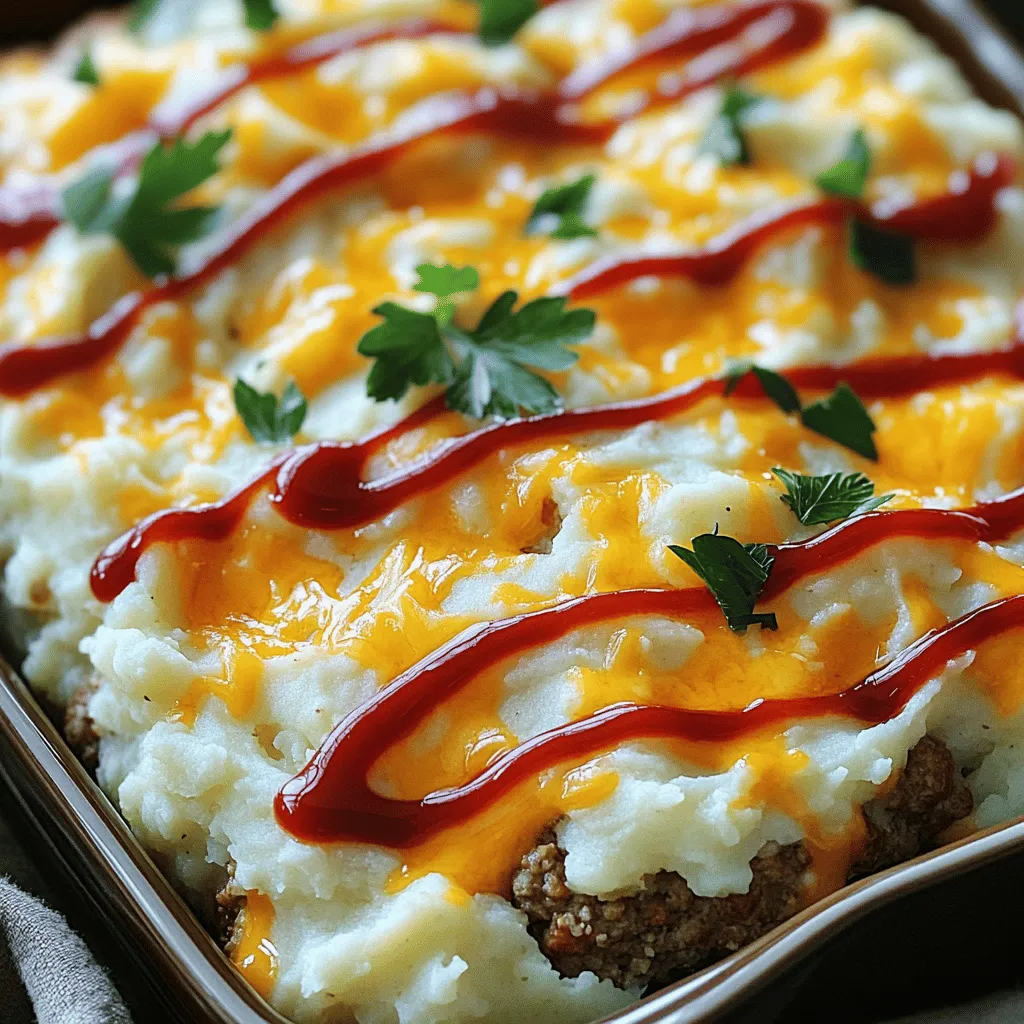 Mashed Potato Meatloaf Casserole Easy Comfort Dish