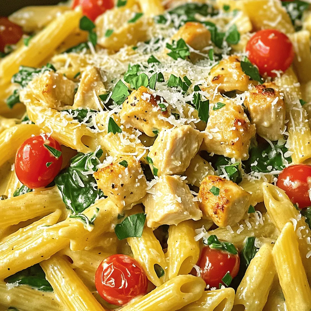 Savory Chicken Ranch Pasta Flavorful Dinner Recipe