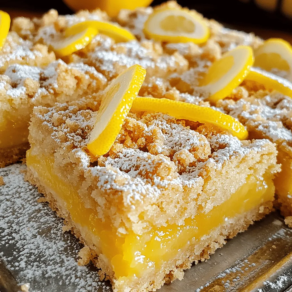 Lemon Crumb Bars Simple and Tasty Dessert Recipe