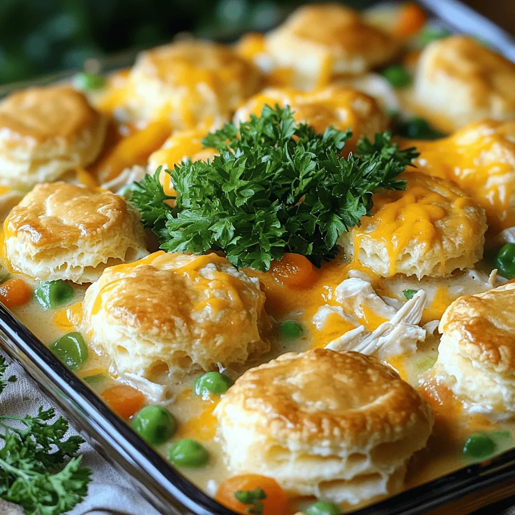 To make a tasty chicken pot pie casserole, you need simple ingredients. The key chicken pot pie ingredients include: