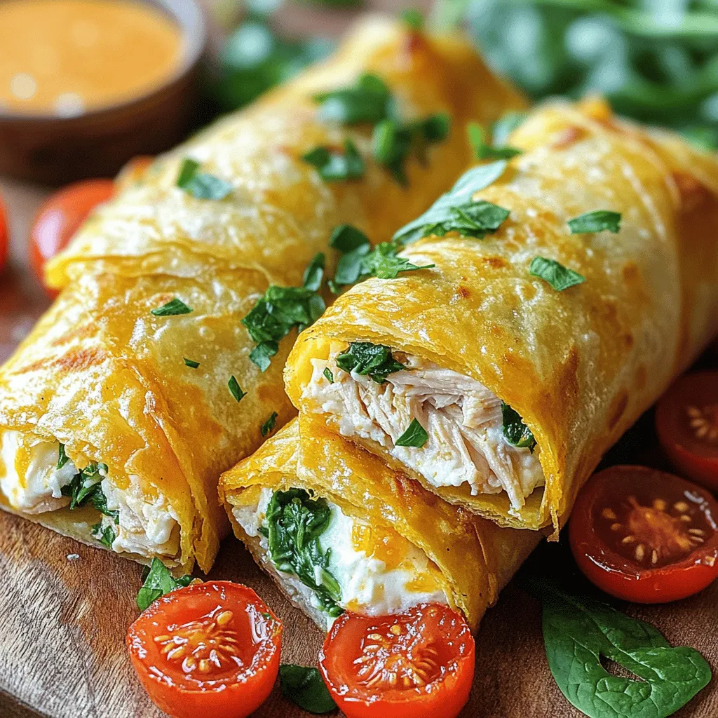 Cheesy Garlic Chicken Wraps Flavorful and Easy Meal