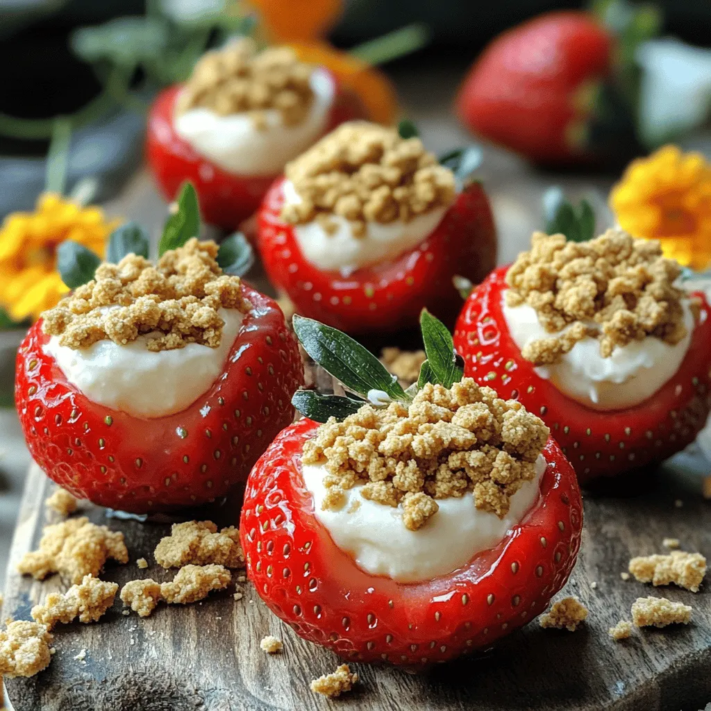 Cheesecake Stuffed Strawberries Delightful and Easy Treat