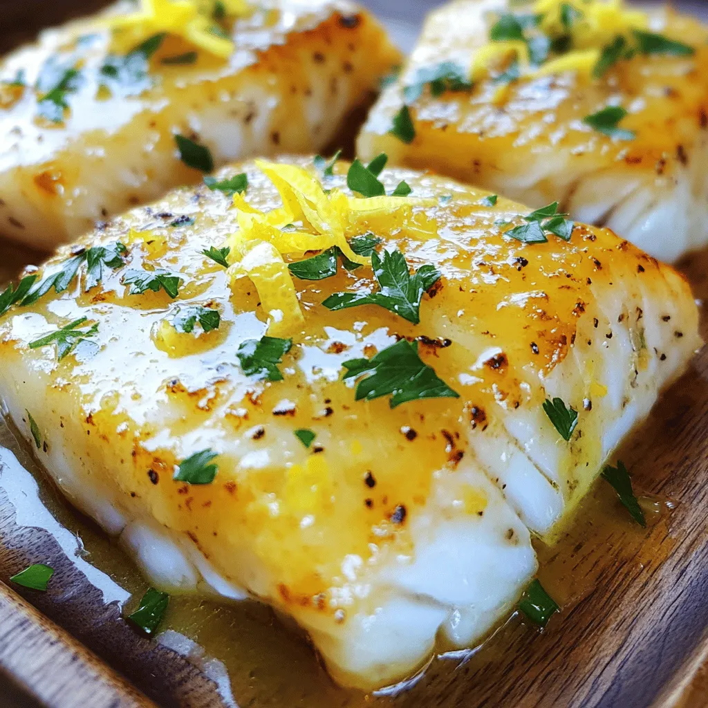 Lemon Butter Sautéed Cod Recipe