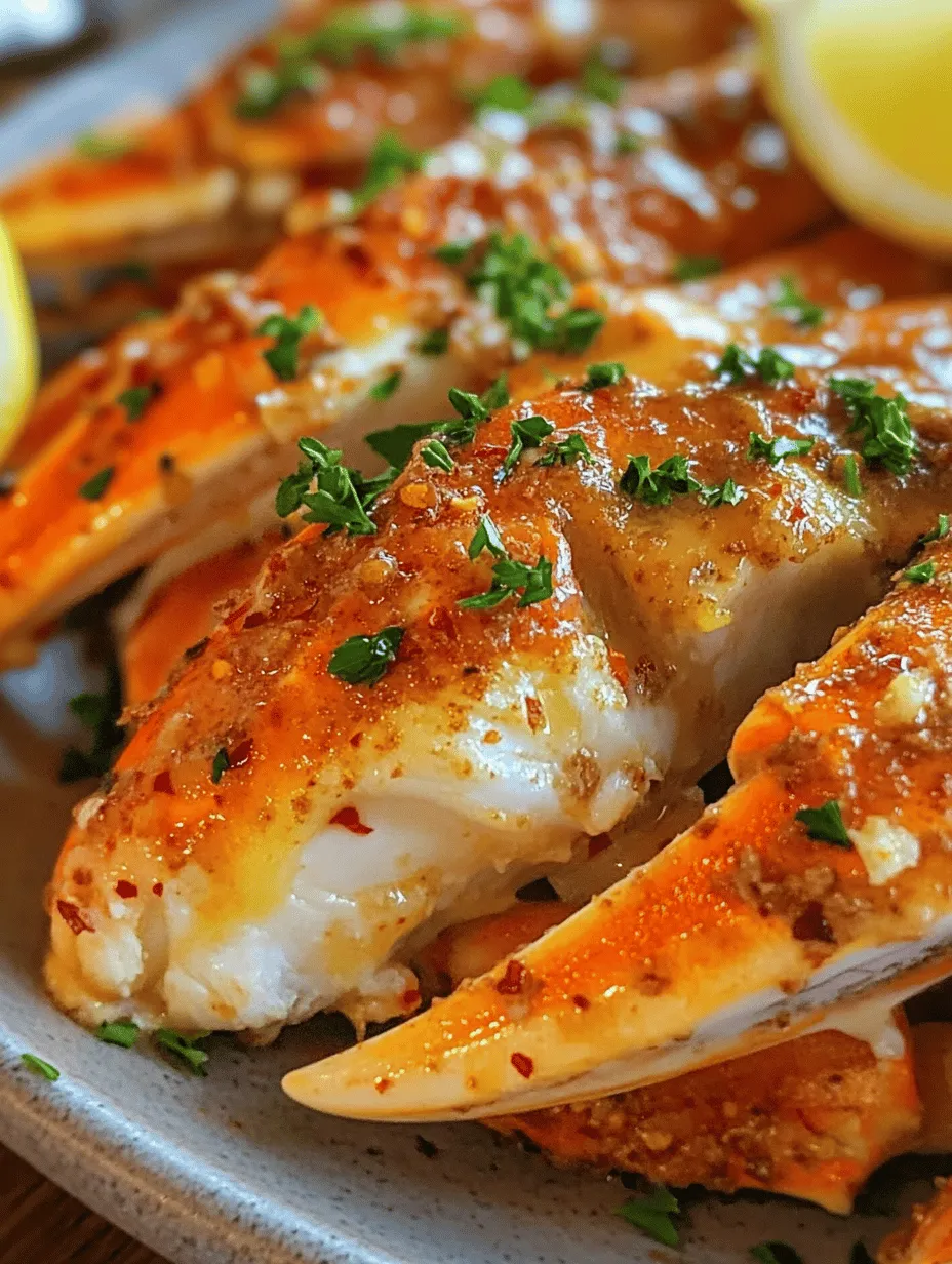 Baked Crab Legs in Butter Sauce Recipe