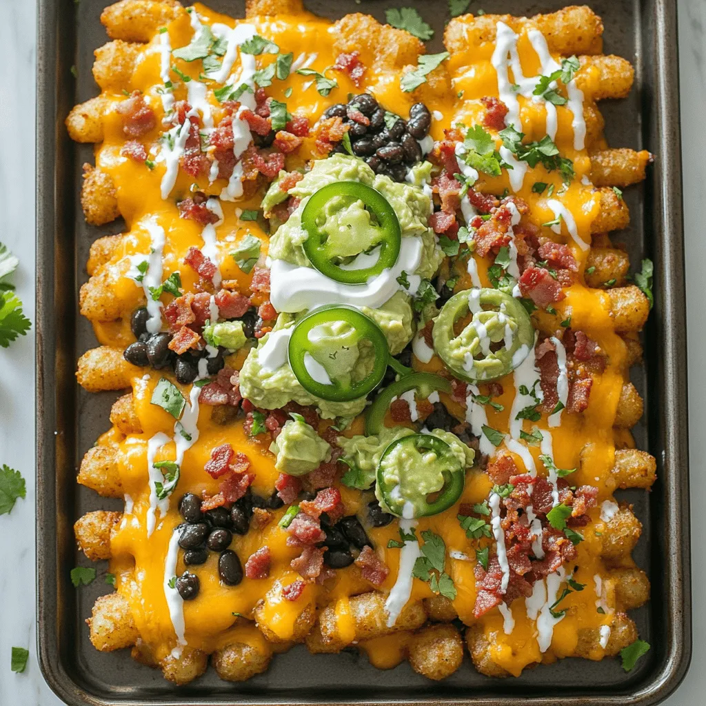 Loaded Tater Tot Nachos Wholesome and Tasty Treat