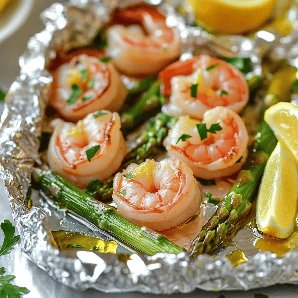 Baked Shrimp and Asparagus Foil Packs: A Healthy and Convenient Meal Option