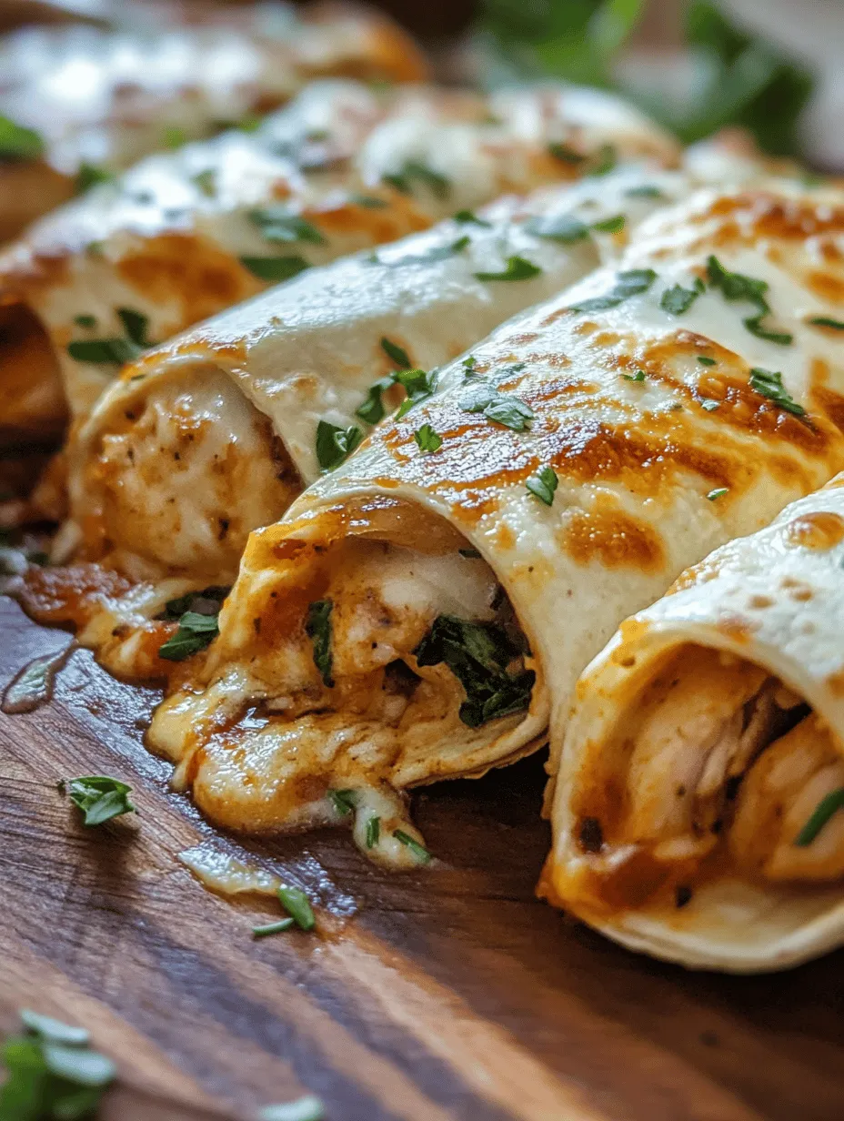 Cheesy Garlic Chicken Wraps: A Delicious and Easy Meal Option