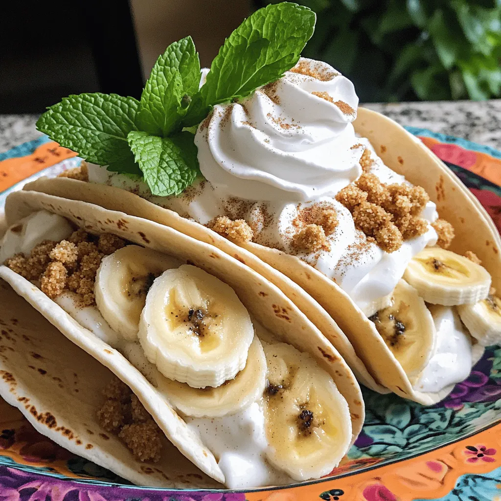 Irresistible Banana Pudding Tacos Simple and Fun Recipe