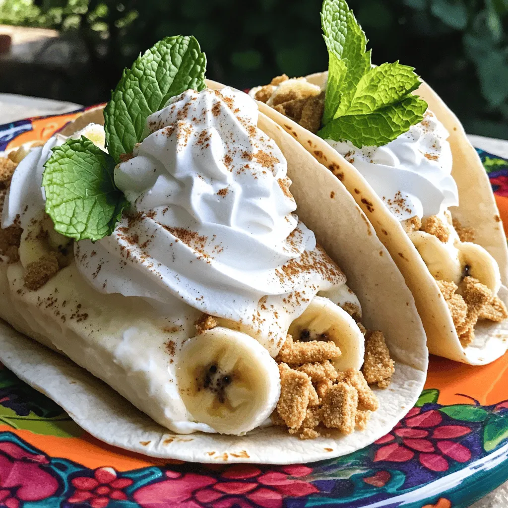 Making banana pudding tacos is fun and easy. This easy banana pudding dessert brings joy to any table. Let’s break down how to create these tasty treats.