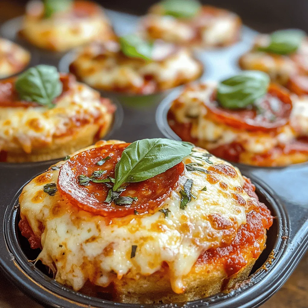 Deep Dish Pizza Cupcakes: The Ultimate Savory Treat