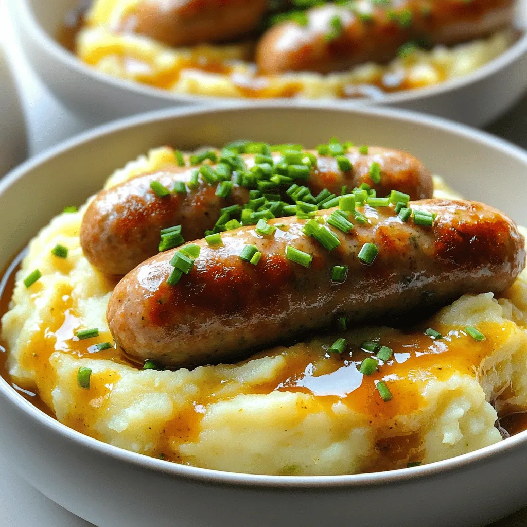 Diet-Friendly Bangers and Mash Tasty Healthy Recipe