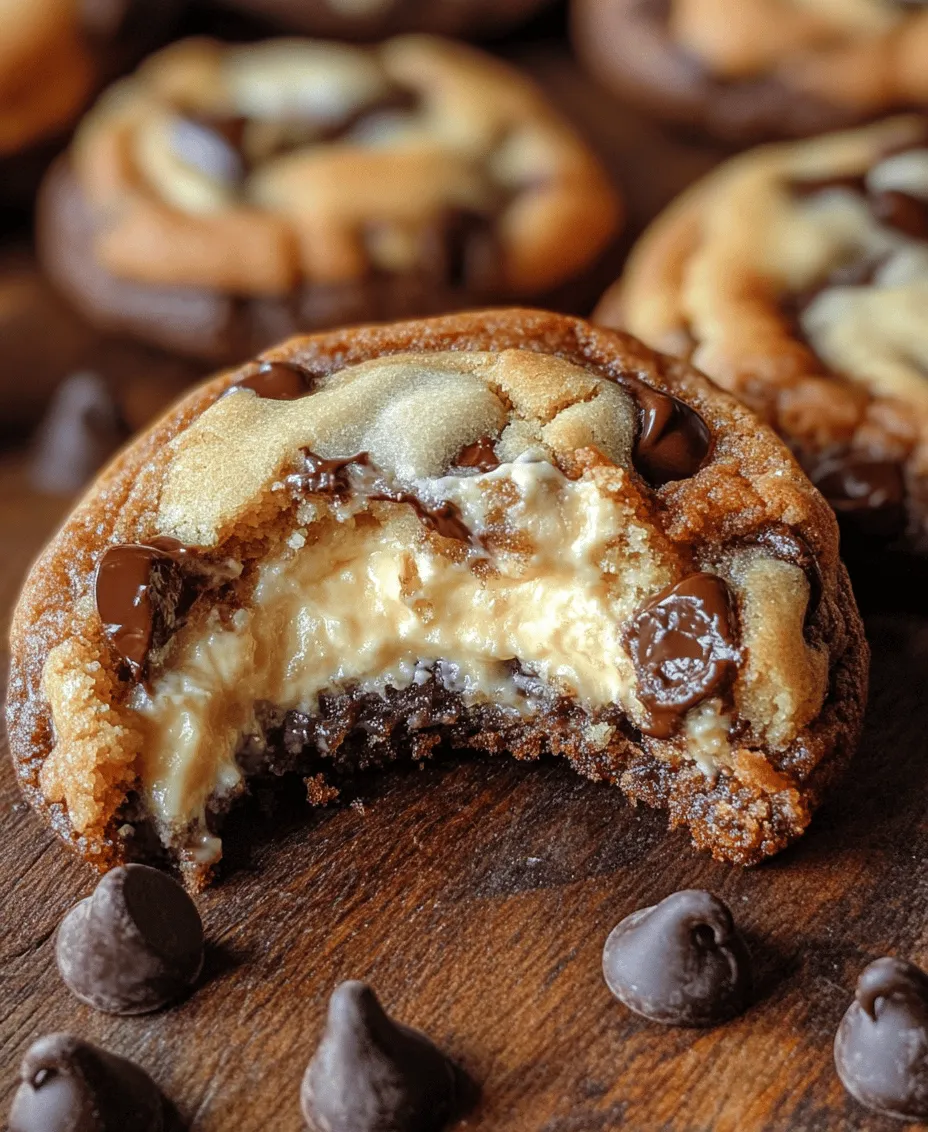 Imagine biting into a warm, gooey chocolate chip cookie, only to discover a luscious cheesecake center hidden within. The combination of rich, buttery cookie dough and creamy cheesecake creates an indulgent treat that is hard to resist. Cheesecake-stuffed chocolate chip cookies offer a delightful twist on two beloved desserts, merging the classic comfort of cookies with the velvety decadence of cheesecake. This recipe is not only a feast for the taste buds but also a visual delight, making it perfect for impressing guests or simply indulging yourself.