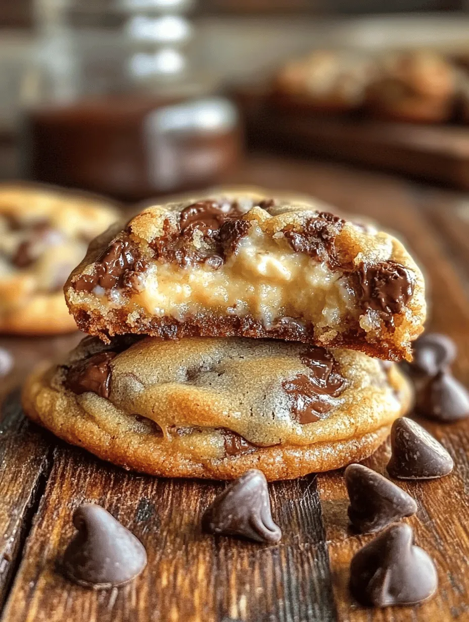 Indulge in Decadence: Cheesecake-Stuffed Chocolate Chip Cookies Recipe