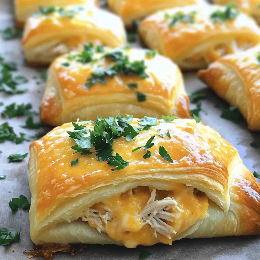 Cheesy Chicken Crescent Rolls Tasty and Simple Treat