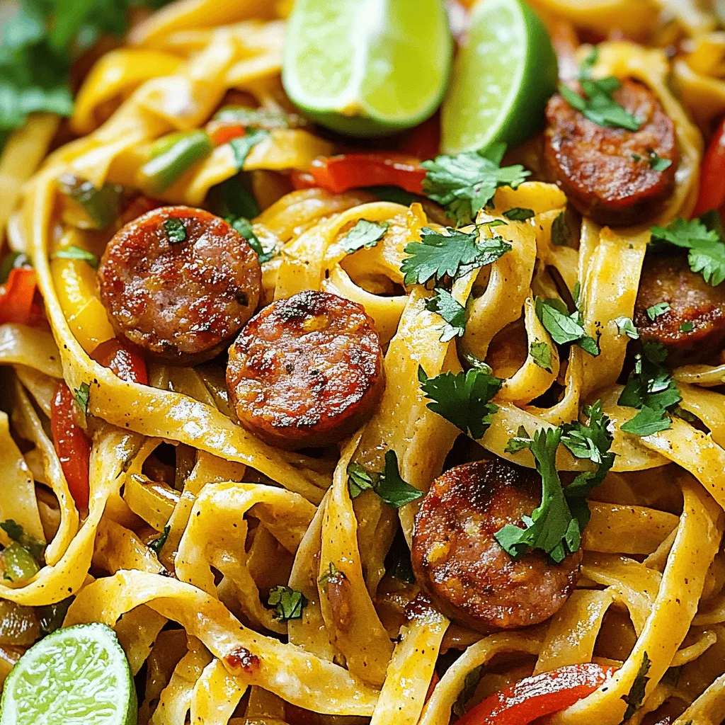 Andouille Fajita Pasta: A Flavorful Fusion Dish