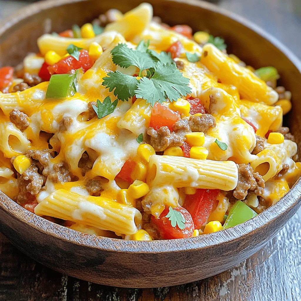 Cheesy Taco Pasta Quick and Flavorful Weeknight Meal