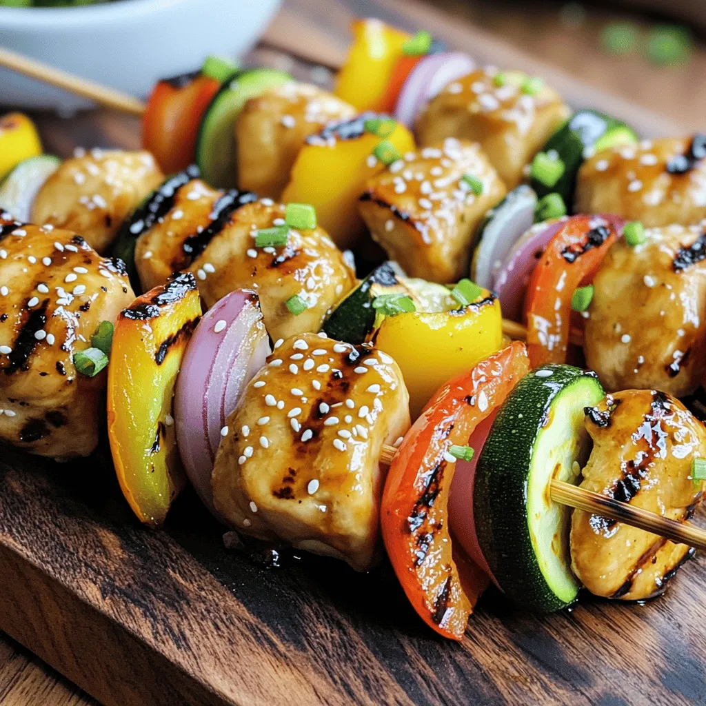 Savory Teriyaki Chicken Skewers: A Flavorful Grilled Delight