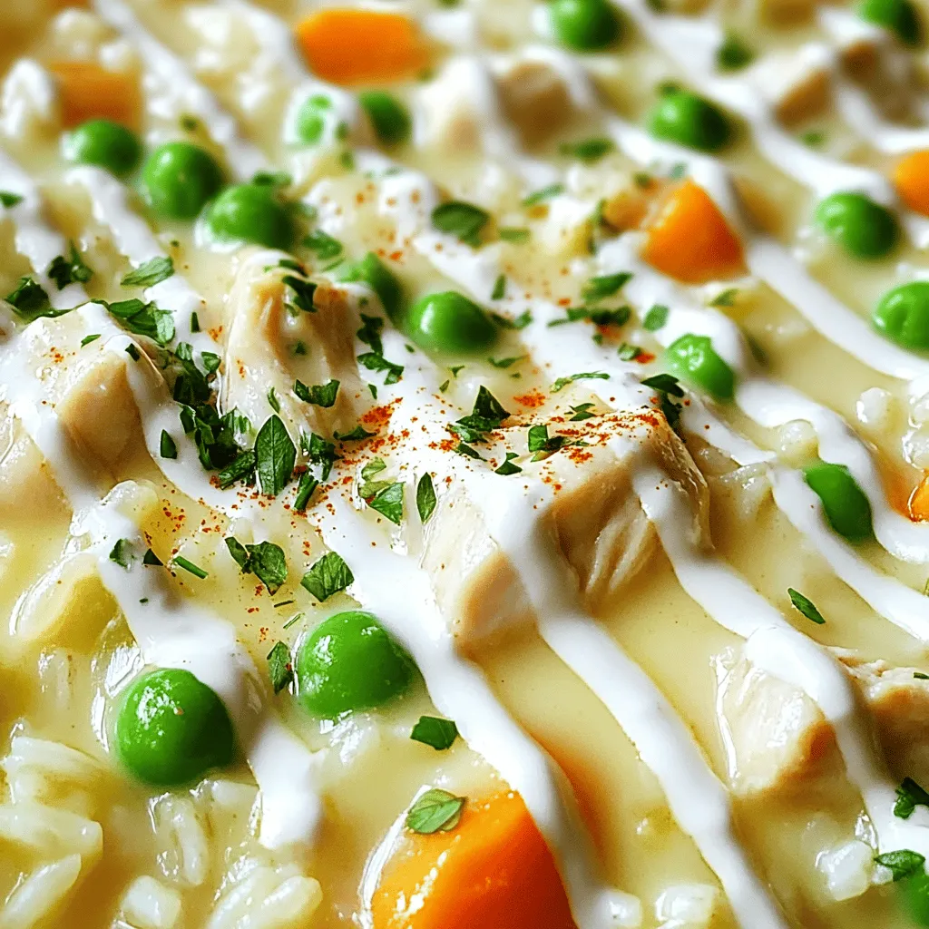Creamy Chicken and Rice Flavorful Dinner Idea