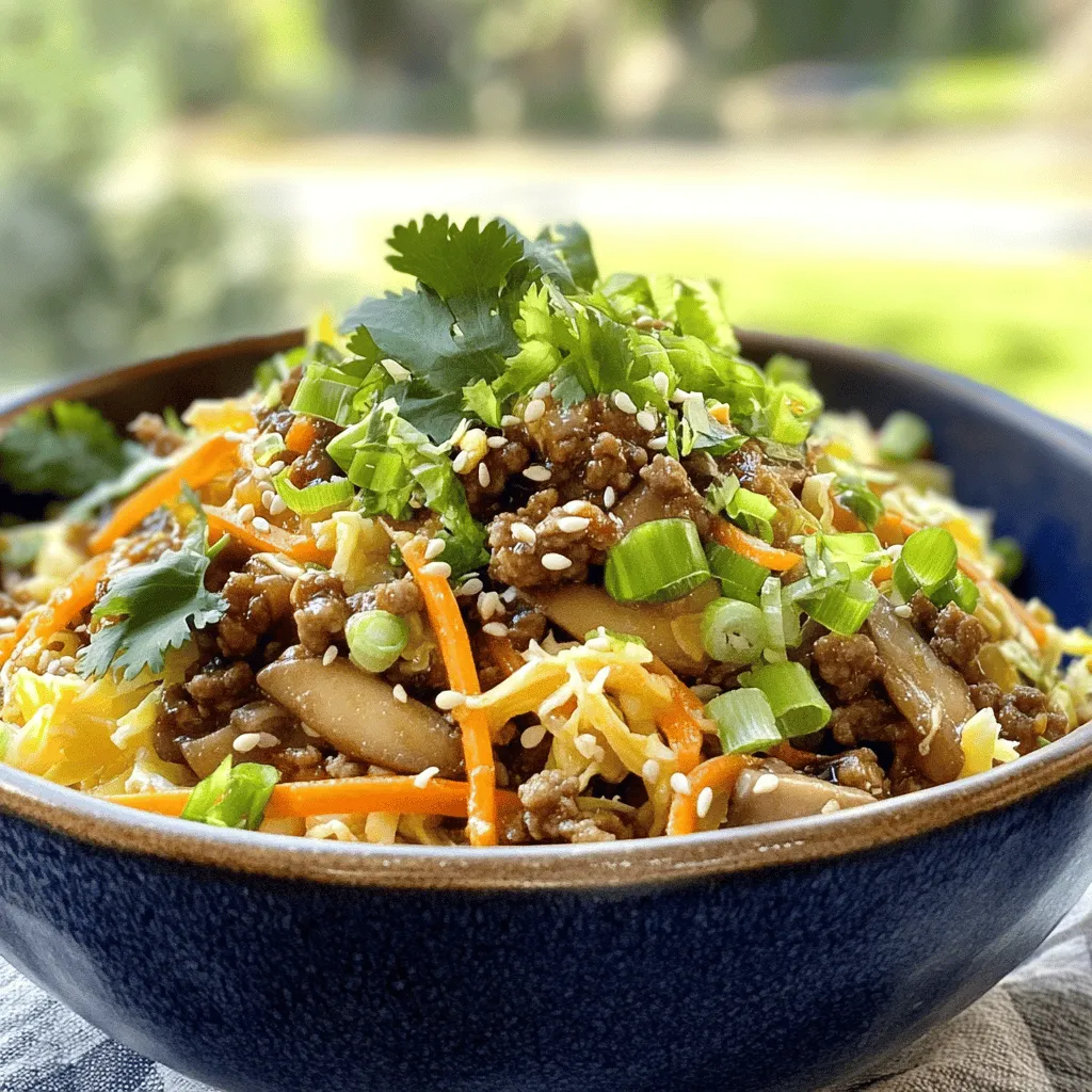 The BEST Egg Roll in a Bowl Recipe: A Flavorful and Easy Dinner Option