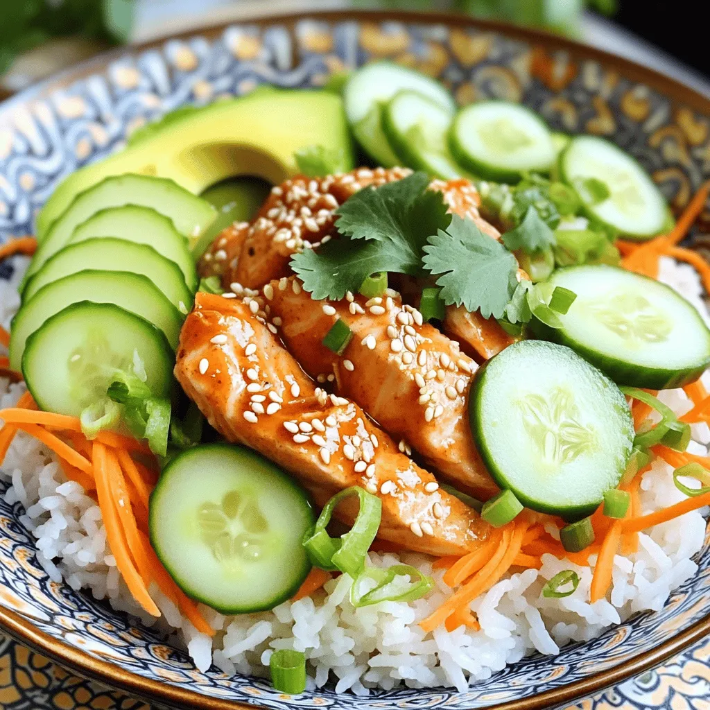 Flavorful Spicy Salmon Rice Bowl Quick Weeknight Meal