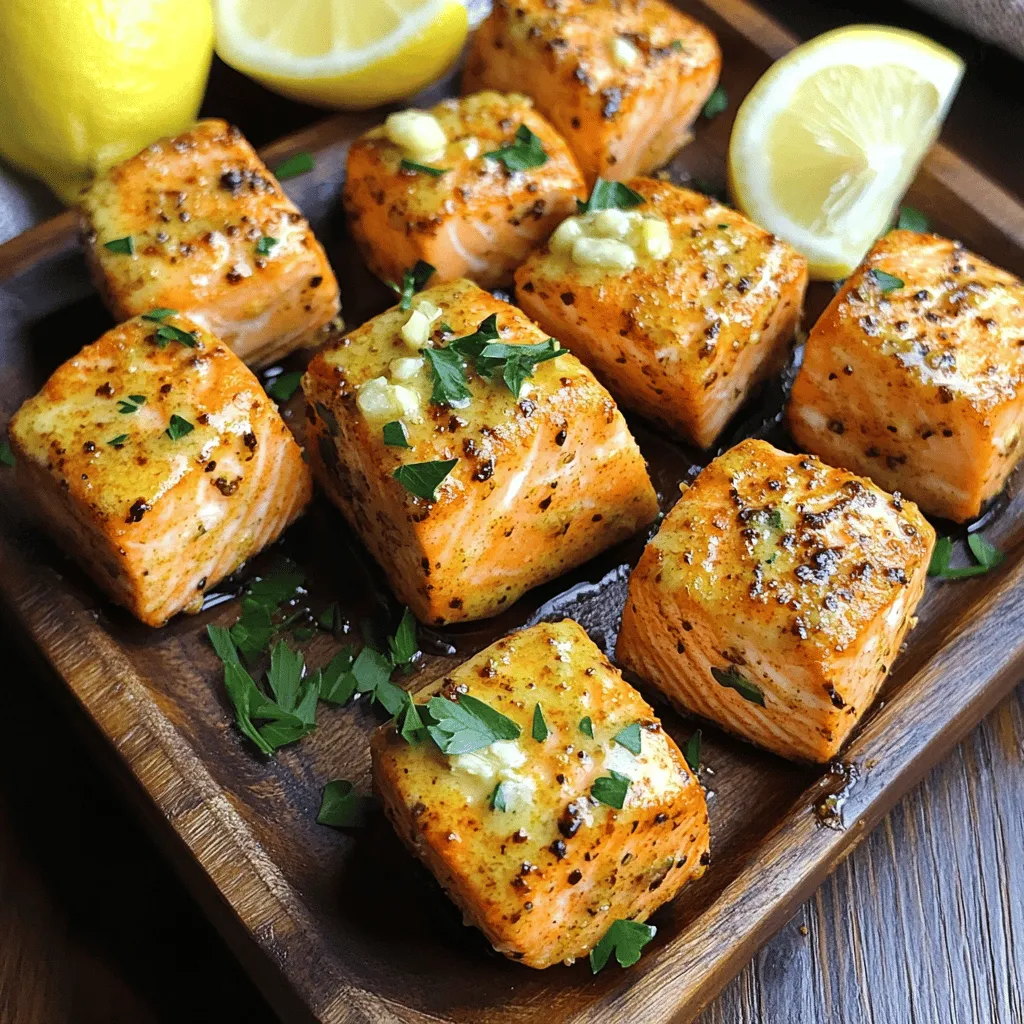 Air Fryer Salmon Bites with Garlic Cream Sauce: A Flavorful and Healthy Delight