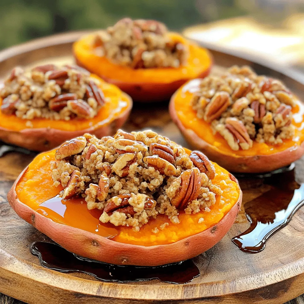 Sweet Potatoes with Pecan Streusel Topping