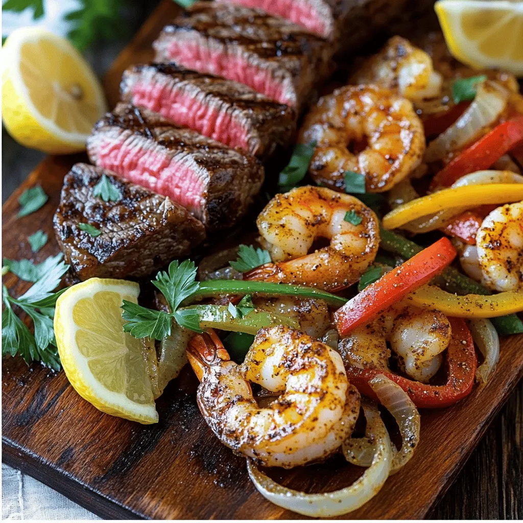 Cajun Shrimp &#038; Steak Feast Recipe Flavorful Delight