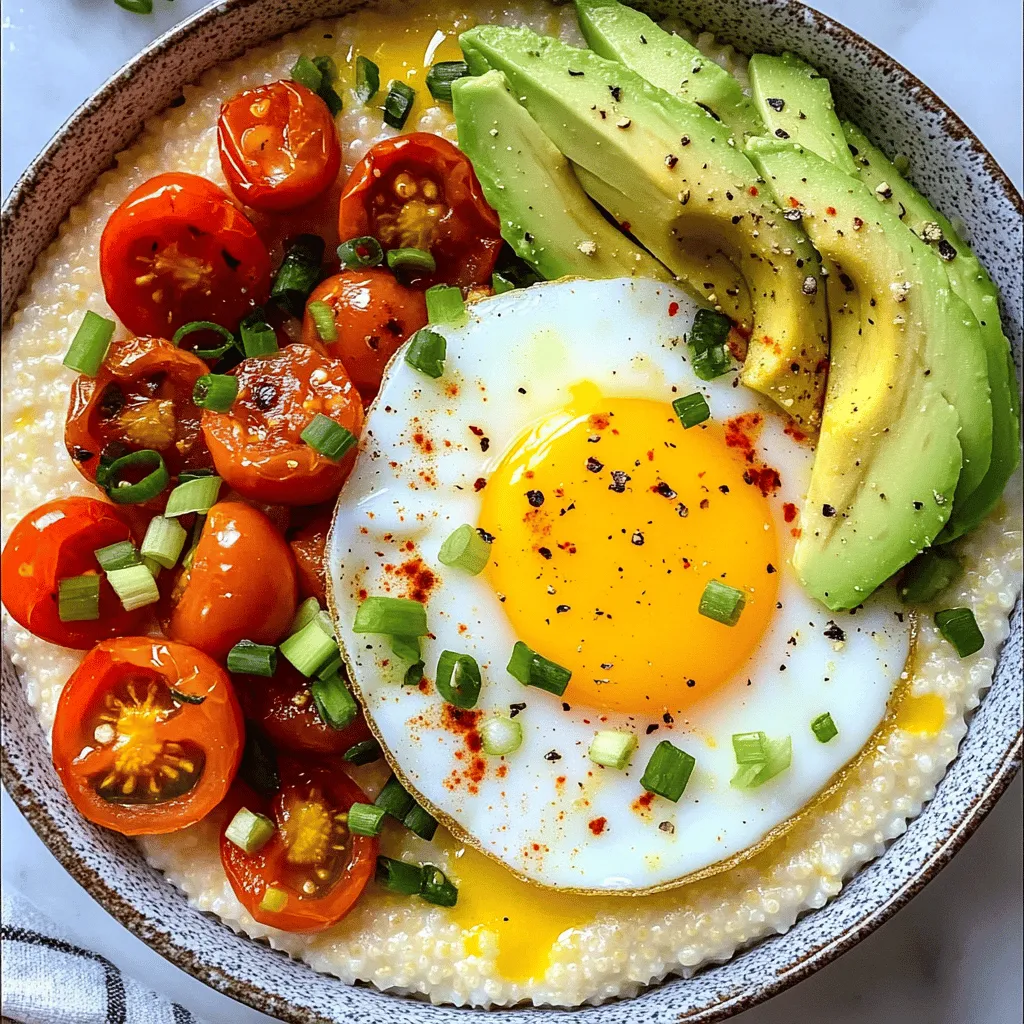 Grits Breakfast Bowl Hearty and Flavorful Start