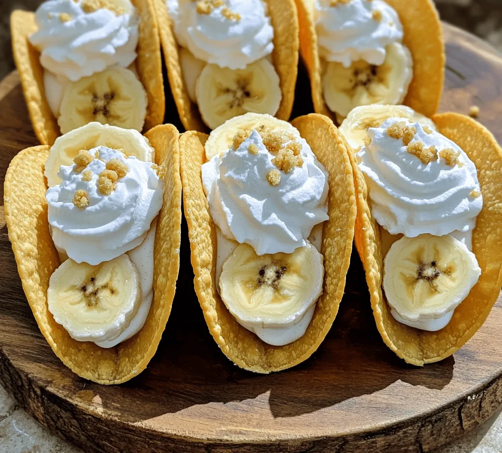 Imagine a dessert that marries the nostalgic flavors of banana pudding with the playful format of a taco. That’s precisely what Banana Pudding Tacos offer: a delightful twist on two beloved treats, creating a unique dessert experience that is as fun to eat as it is to make. This inventive recipe captures the essence of fusion desserts, where culinary boundaries blur, resulting in exciting combinations that surprise and delight the palate.
