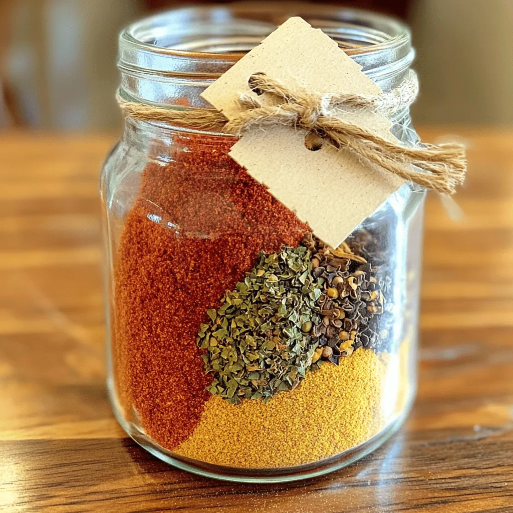 How Make Own Seasoning Poster for Flavored Dishes