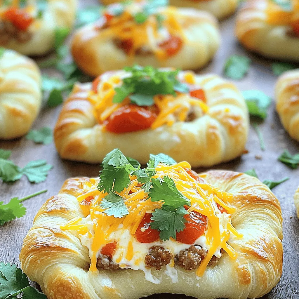 Rotel Sausage & Cream Cheese Crescents are tasty bites that many love. They combine creamy cheese, sausage, and zesty tomatoes. This snack is an easy choice for parties or game days.