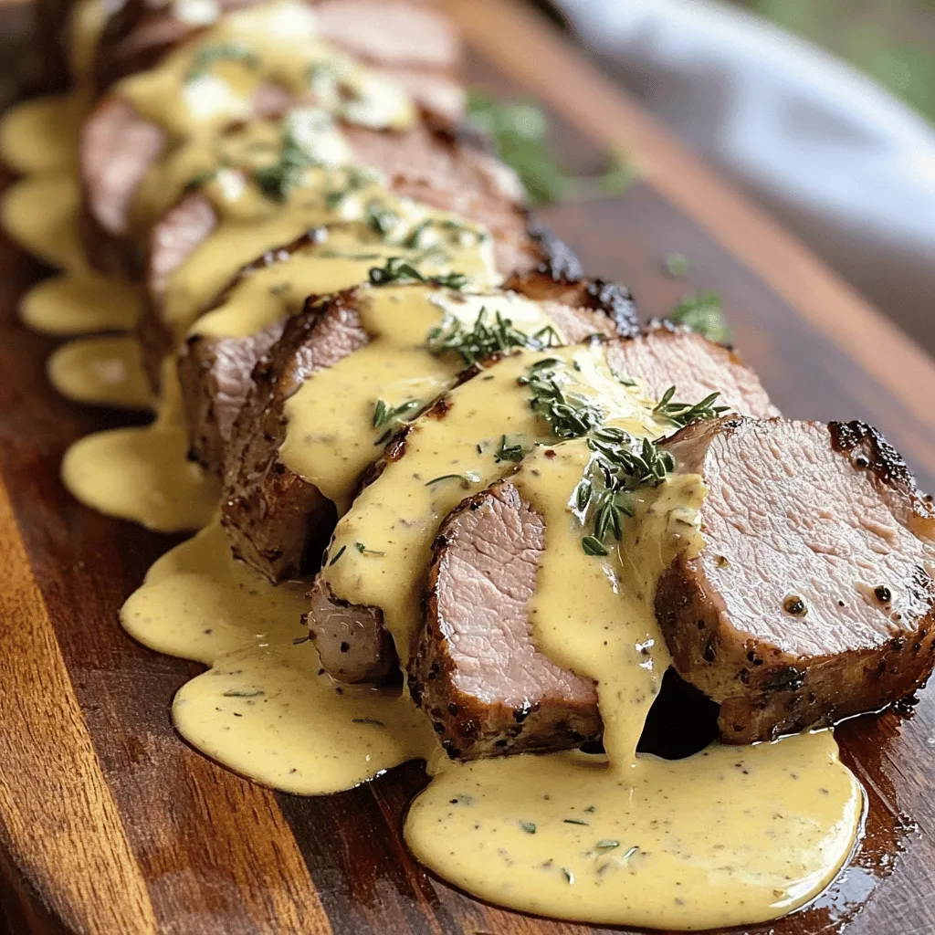 Savory Pork Tenderloin with Creamy Mustard Sauce Recipe