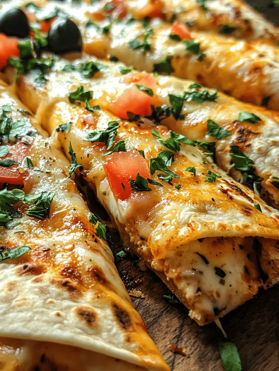 Cheesy Garlic Chicken Wraps: A Flavorful Delight