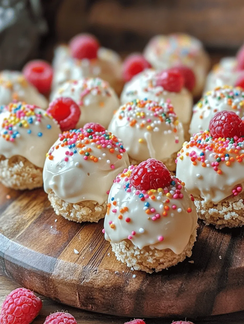 White Chocolate Raspberry Cheesecake Balls Recipe
