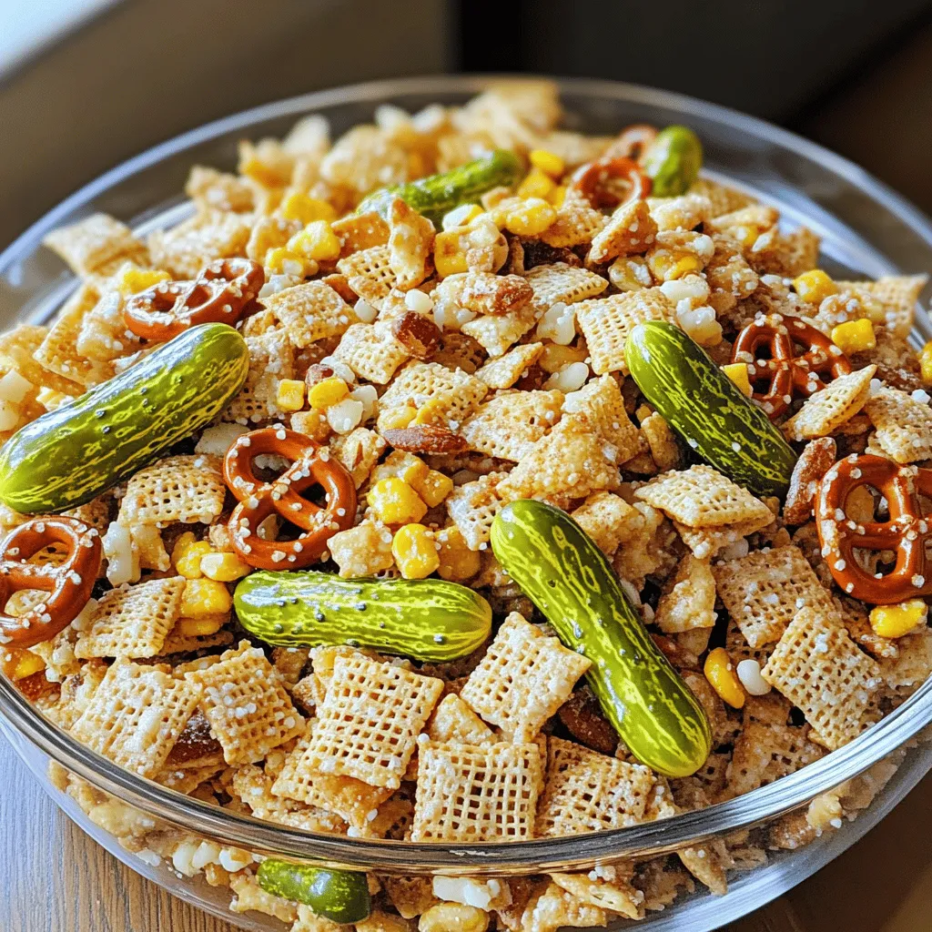 Dill Pickle Chex Mix Tasty Snack for Any Occasion