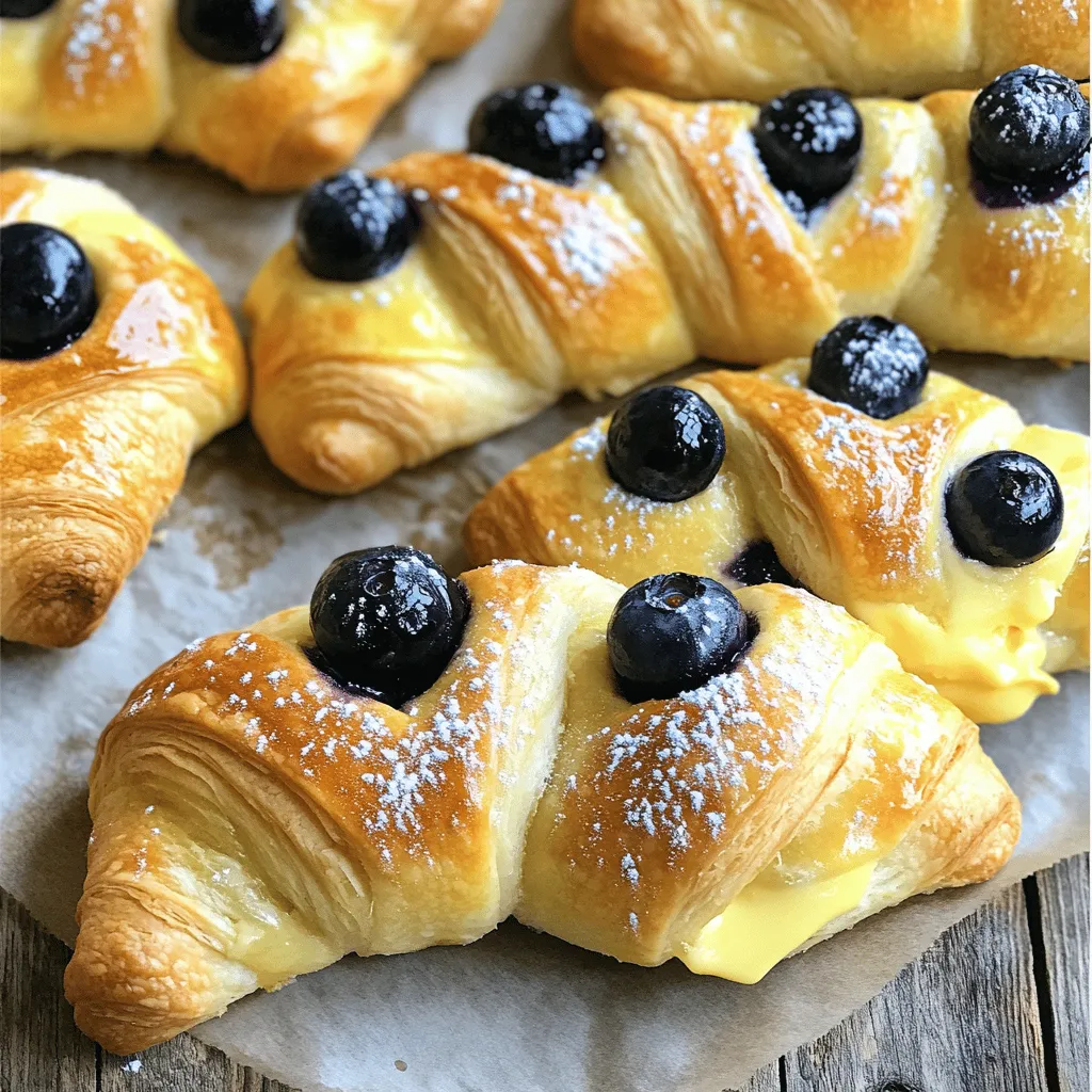 Blueberry Cheesecake Crescent Rolls Recipe
