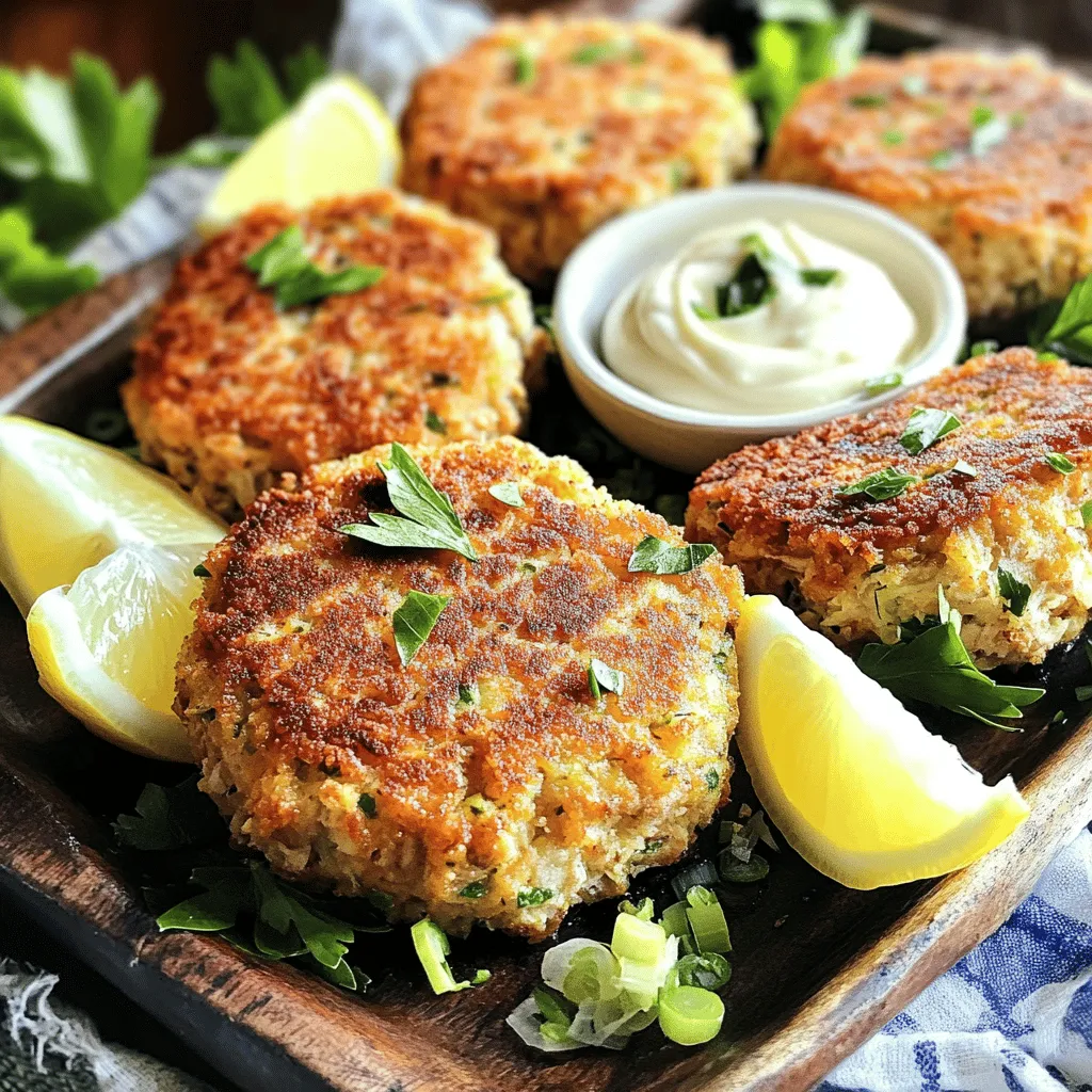 Lemon Garlic Tuna Cakes Flavorful and Easy Recipe