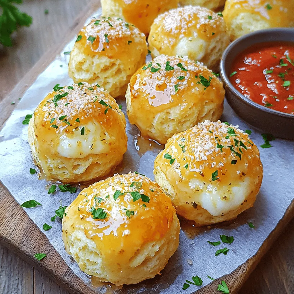 Pillsbury Biscuit Garlic Butter Cheese Bombs Delight