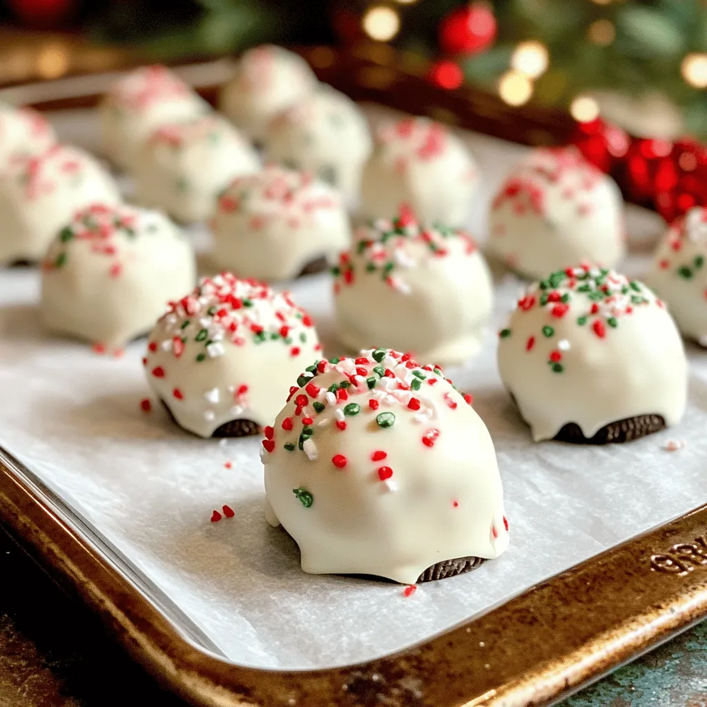 No-Bake Peppermint Oreo Truffles: A Festive Treat