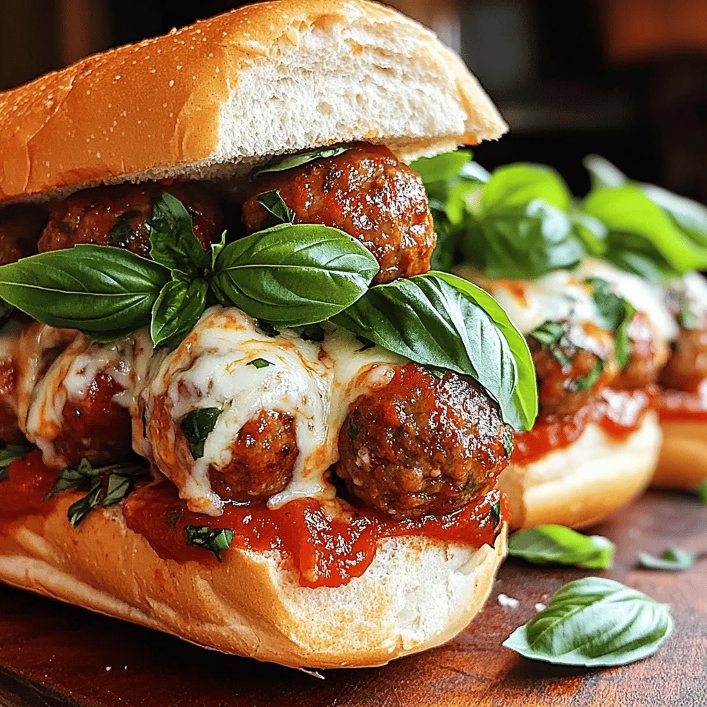 To create a great beefy meatball sub, you need quality ingredients. Start with the Italian meatball sub ingredients. You will need ground beef, breadcrumbs, cheese, and seasonings. Each item plays a key role in the flavor and texture.